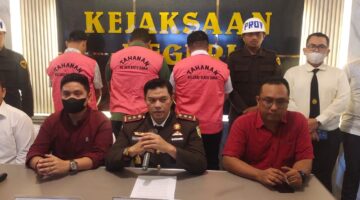 Kejari Batu Bara Tegas! Tiga Tersangka Korupsi Bimtek Guru Sertifikasi Resmi Ditahan