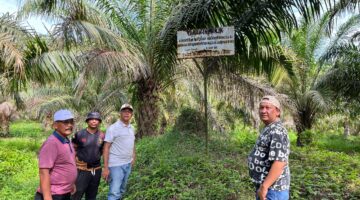 Manfaatkan Hari Libur, Kalapas Labuhan Ruku Soetopo Berutu Beserta Jajaran Tinjau Lahan Milik Lapas.