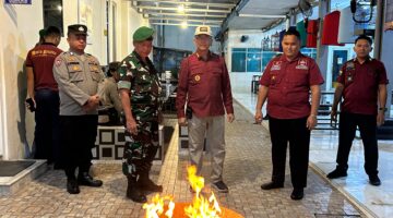 Mitigasi Risiko Gangguan Kamtib, Lapas Labuhan Ruku Gandeng TNI dan Polri Gelar Razia Kamar Hunian