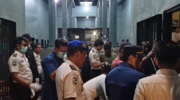 Sinergi Bersama Polri, Lapas Labuhan Ruku Gelar Razia Gabungan Dalam Rangka Peringatan Hari Bakti Pemasyarakatan Ke-62