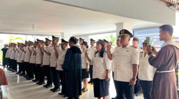 Penyegaran Organisasi, Kalapas Labuhan Ruku Ikuti Pelantikan Pejabat di Kanwil Ditjenpas Sumut 