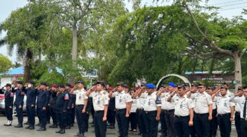 Tegaskan Komitmen Bersih Dari Narkoba, Handphone Ilegal Dan Penipuan Online, Lapas Labuhan Ruku Laksanakan Ikrar Pemasyarakatan