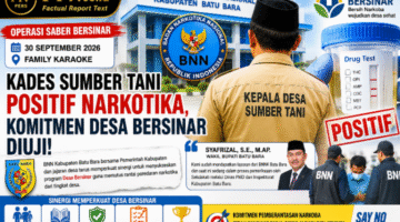 KADES SUMBER TANI POSITIF NARKOTIKA, WAKIL BUPATI PASTIKAN PEMERIKSAAN 